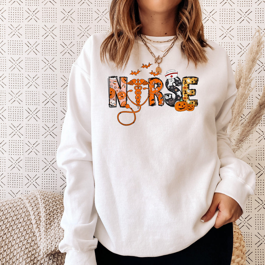 Halloween NURSE Sweatshirt