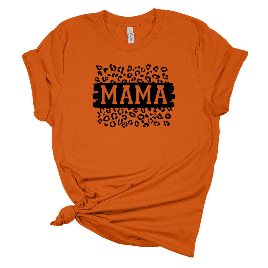 MAMA Leopard Personalized Sweatshirt & T-Shirt | Multiple Colors