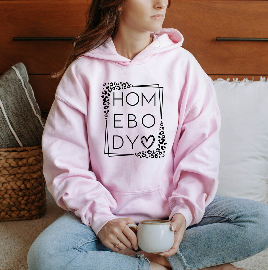 Homebody Hoodie | Leopard Print Personalized Cozy Loungewear