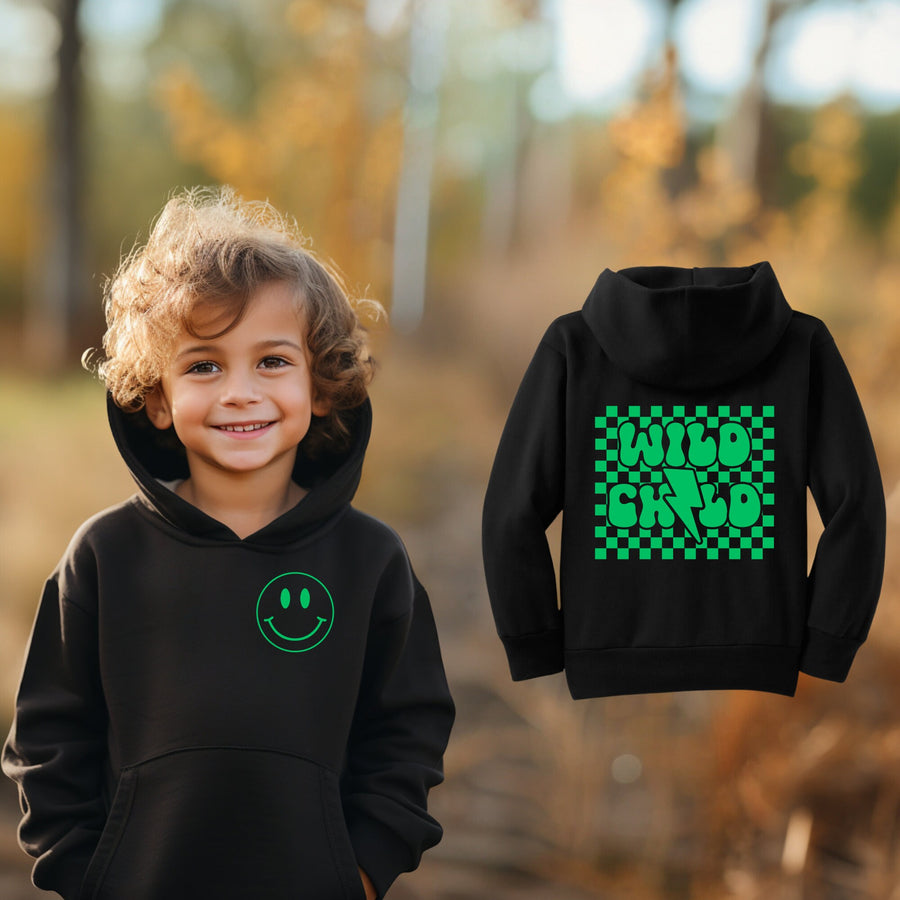 Wild Child Kids Youth Hoodie | Custom Unisex Children's Sweatshirt