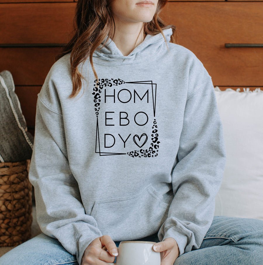Homebody Hoodie | Leopard Print Personalized Cozy Loungewear