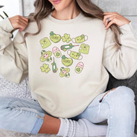 St. Patrick's Day Nurse RN Crewneck Sweatshirt | Custom Nurse Gift