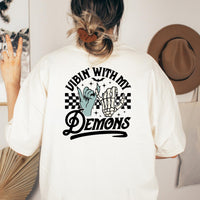 Vibing Halloween T-Shirt | Front & Back Print