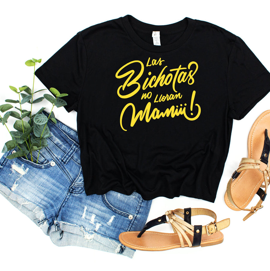 Las Bichotas No Lloran Mamiii – Women's Crop Top