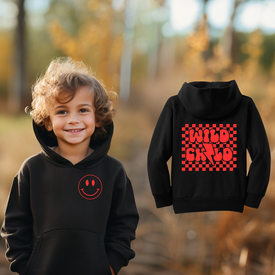 Wild Child Kids Youth Hoodie | Custom Unisex Children's Sweatshirt