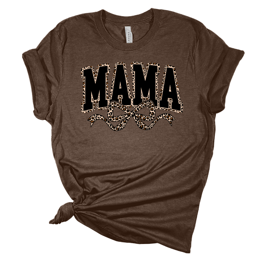Leopard Mama Shirt | Custom Bella Canvas Tee | Gift for Mom