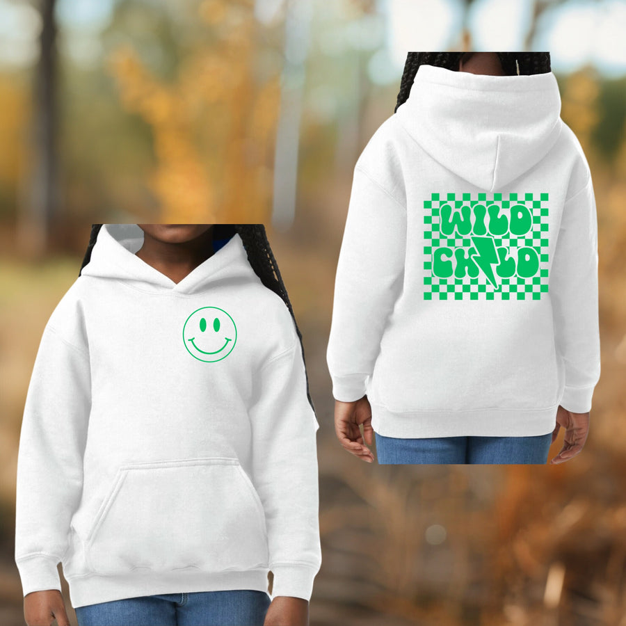 Wild Child Kids Youth Hoodie | Custom Unisex Children's Sweatshirt