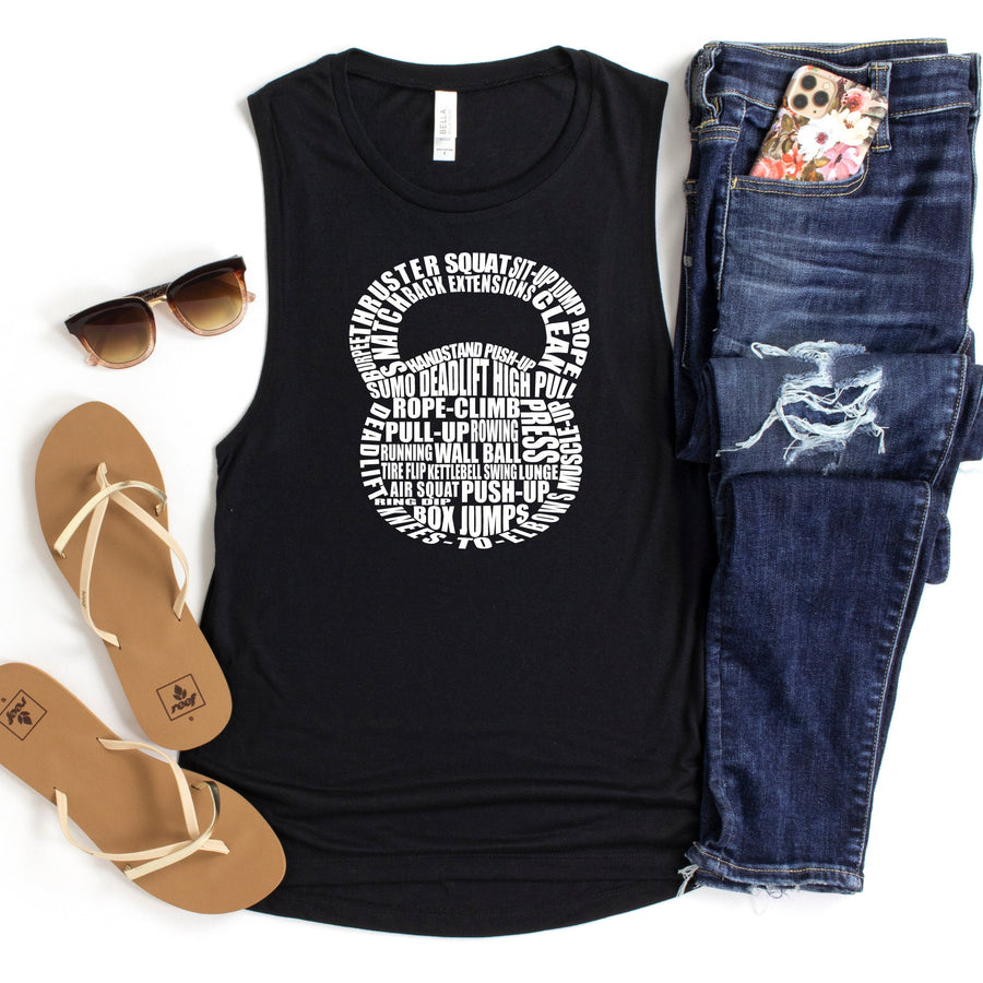 Kettlebell Muscle Tank Top | CrossFit & Gym Workout Tank