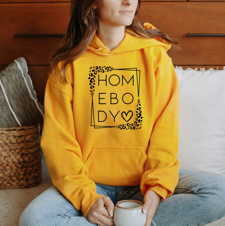 Homebody Hoodie | Leopard Print Personalized Cozy Loungewear