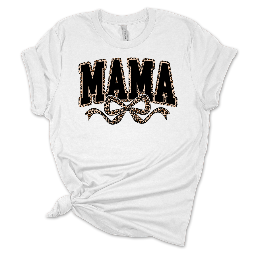 Leopard Mama Shirt | Custom Bella Canvas Tee | Gift for Mom