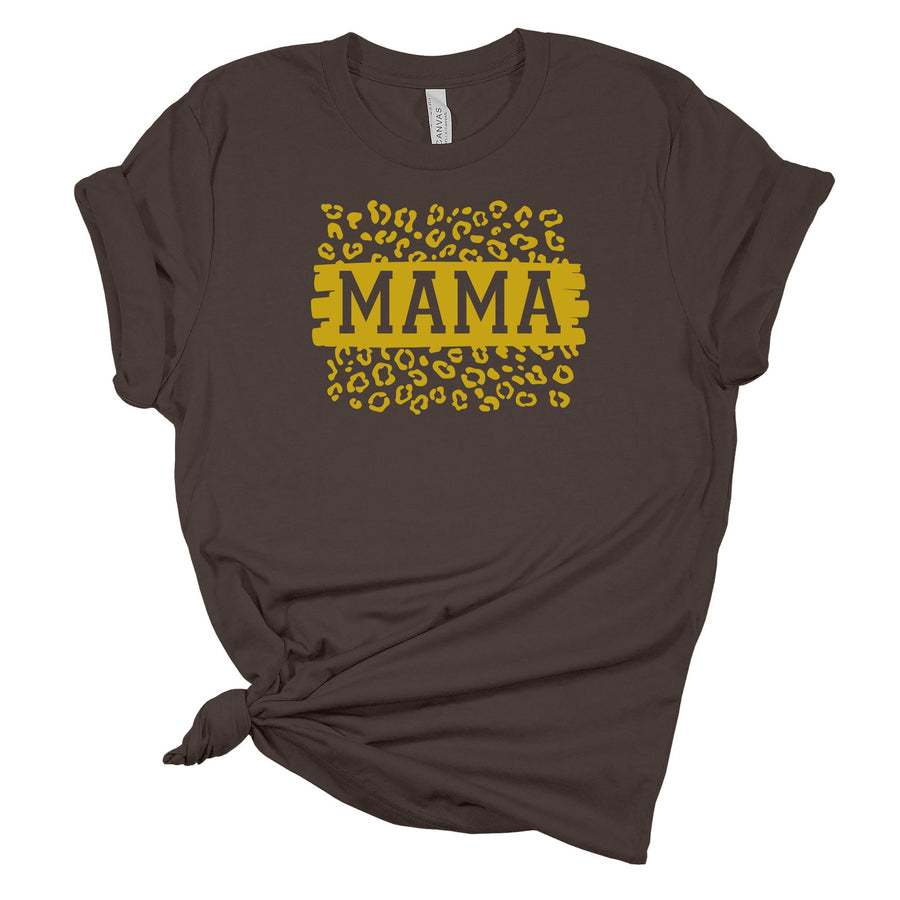 MAMA Leopard Personalized Sweatshirt & T-Shirt | Multiple Colors