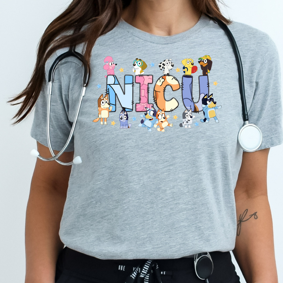 NICU Nurse T-Shirt | Cute Character Designs