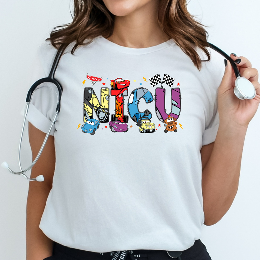 NICU Nurse T-Shirt | Cute Character Designs