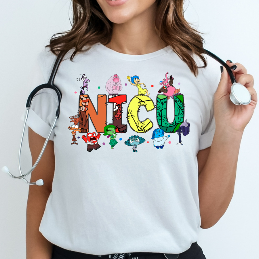 NICU Nurse T-Shirt | Cute Character Designs