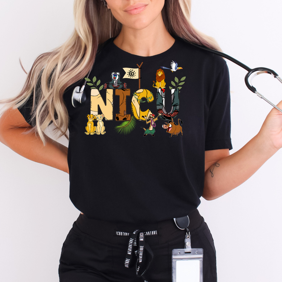 NICU Nurse T-Shirt | Cute Character Designs