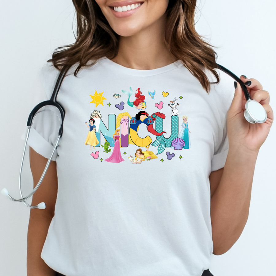 NICU Nurse T-Shirt | Cute Character Designs