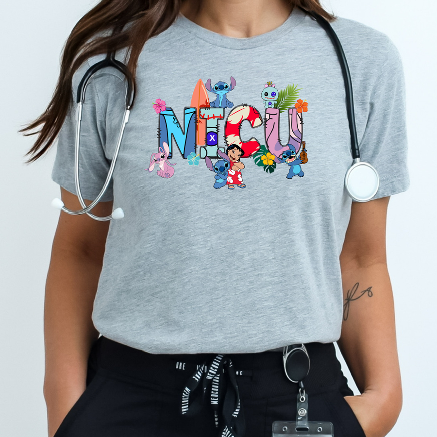NICU Nurse T-Shirt | Cute Character Designs