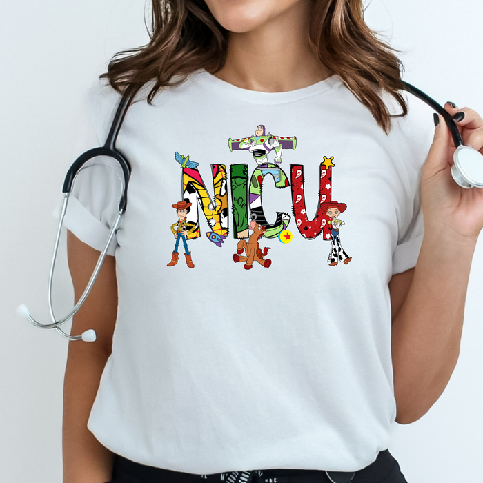 NICU Nurse T-Shirt | Cute Character Designs