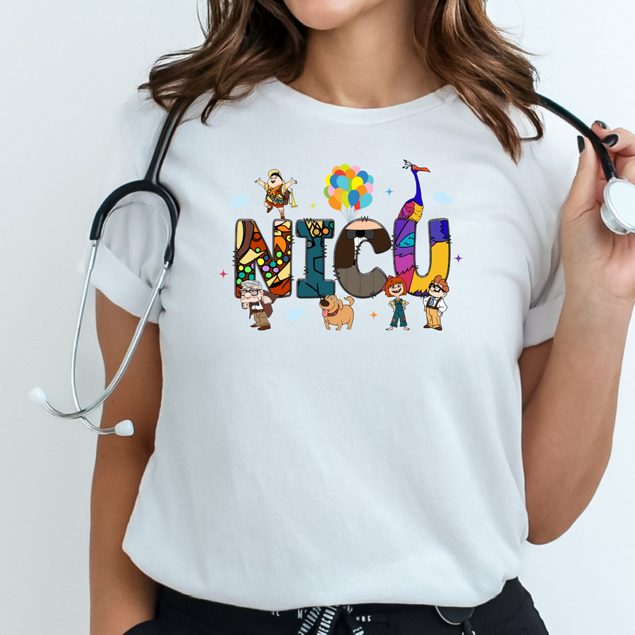 NICU Nurse T-Shirt | Cute Character Designs