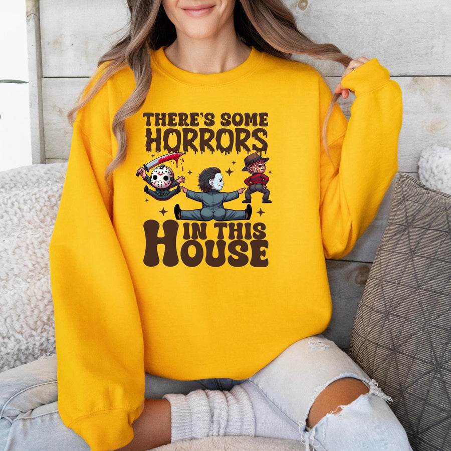 Horror in This House Halloween Sweatshirt