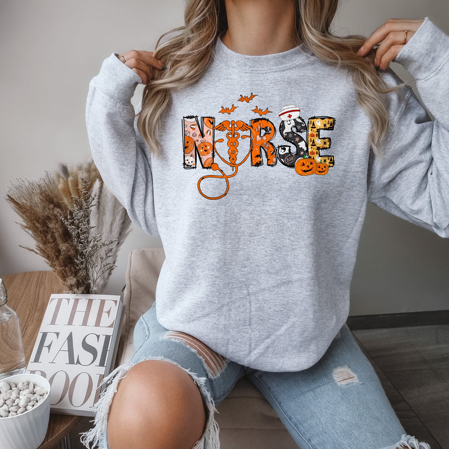 Halloween NURSE Sweatshirt