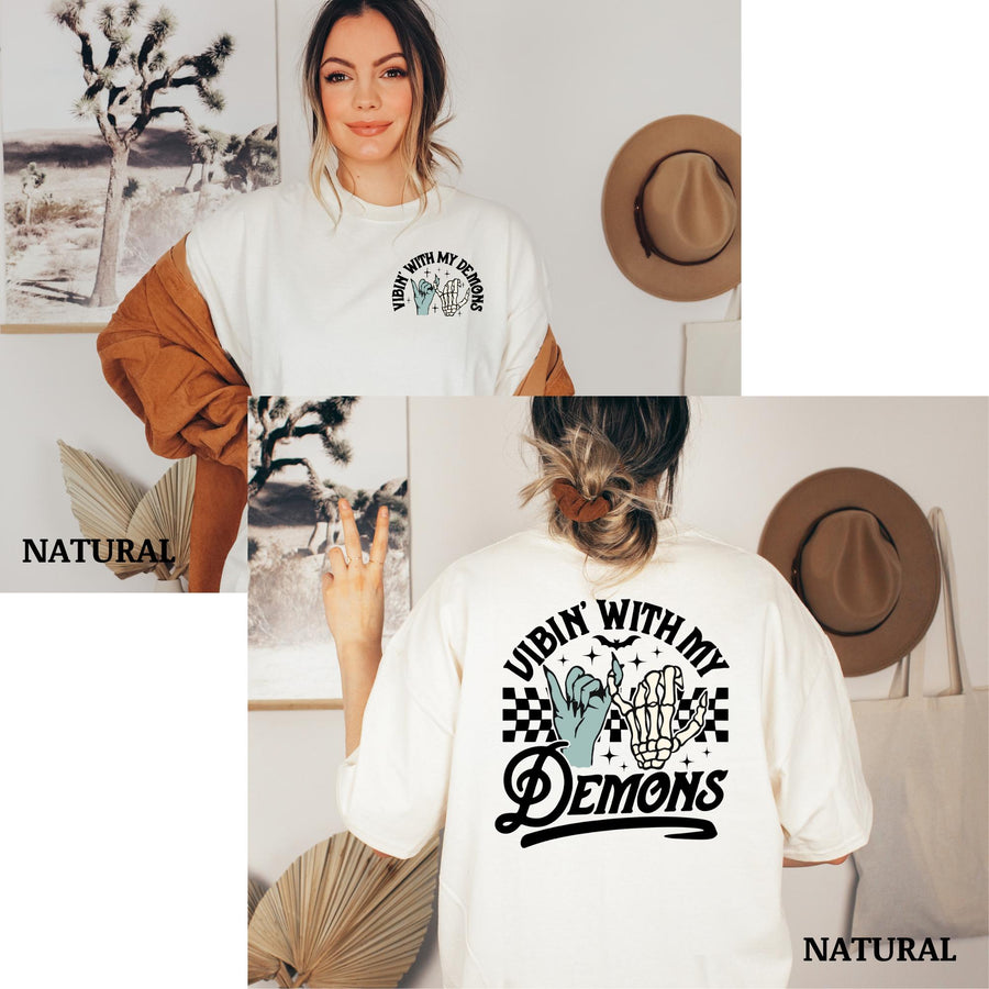 Vibing Halloween T-Shirt | Front & Back Print
