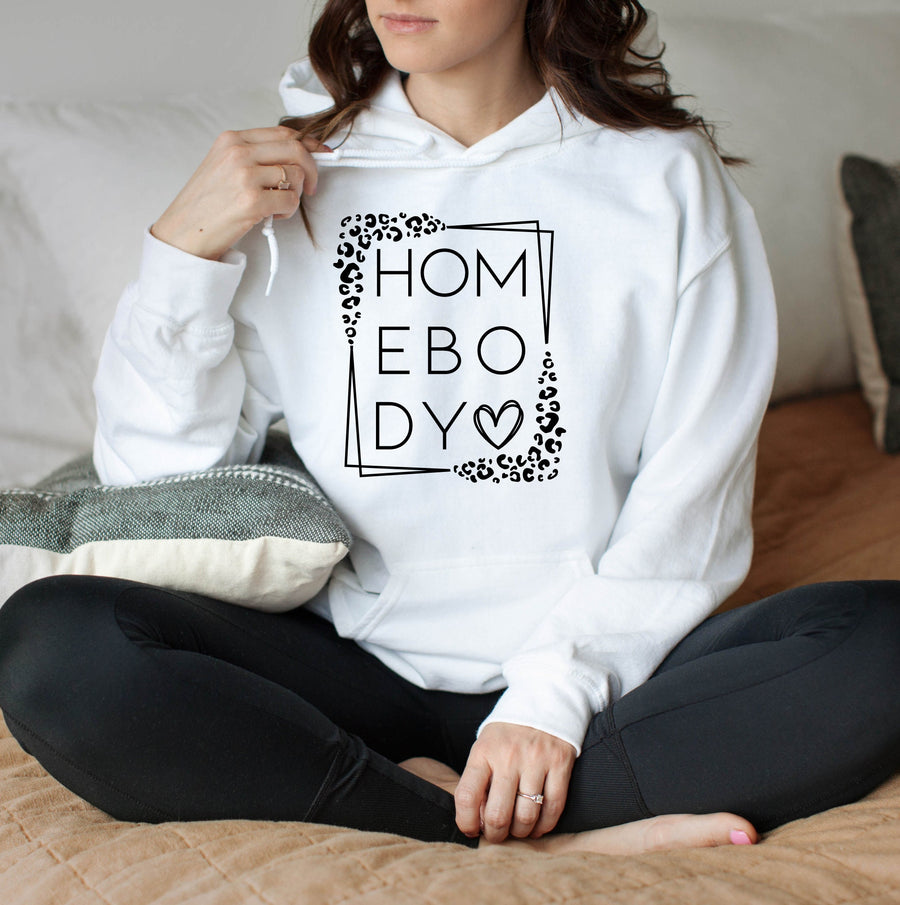 Homebody Hoodie | Leopard Print Personalized Cozy Loungewear