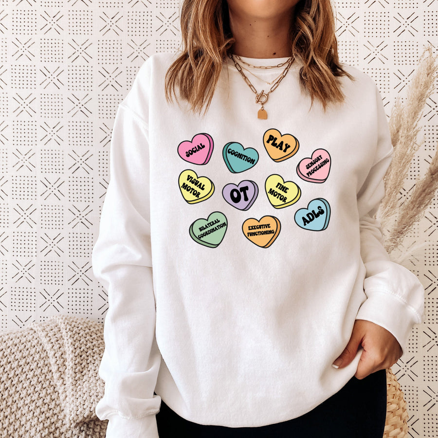 OT Candy Hearts Sweatshirt