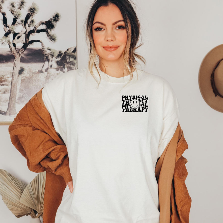 Physical Therapy Pocket Design T-Shirt | Personalized PT Gift