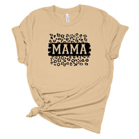 MAMA Leopard Personalized Sweatshirt & T-Shirt | Multiple Colors