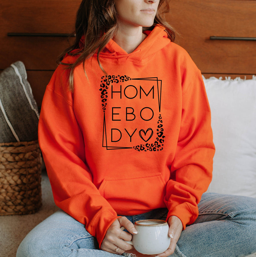 Homebody Hoodie | Leopard Print Personalized Cozy Loungewear